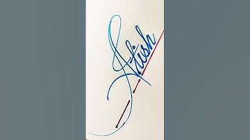 Beautiful Cursive Writing of [Name] || Cursive Writing: [Name] Written Beautifully