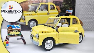 🟡🚗So cute! Lego® 10271 : Fiat 500 - Speedbuild | Presentation