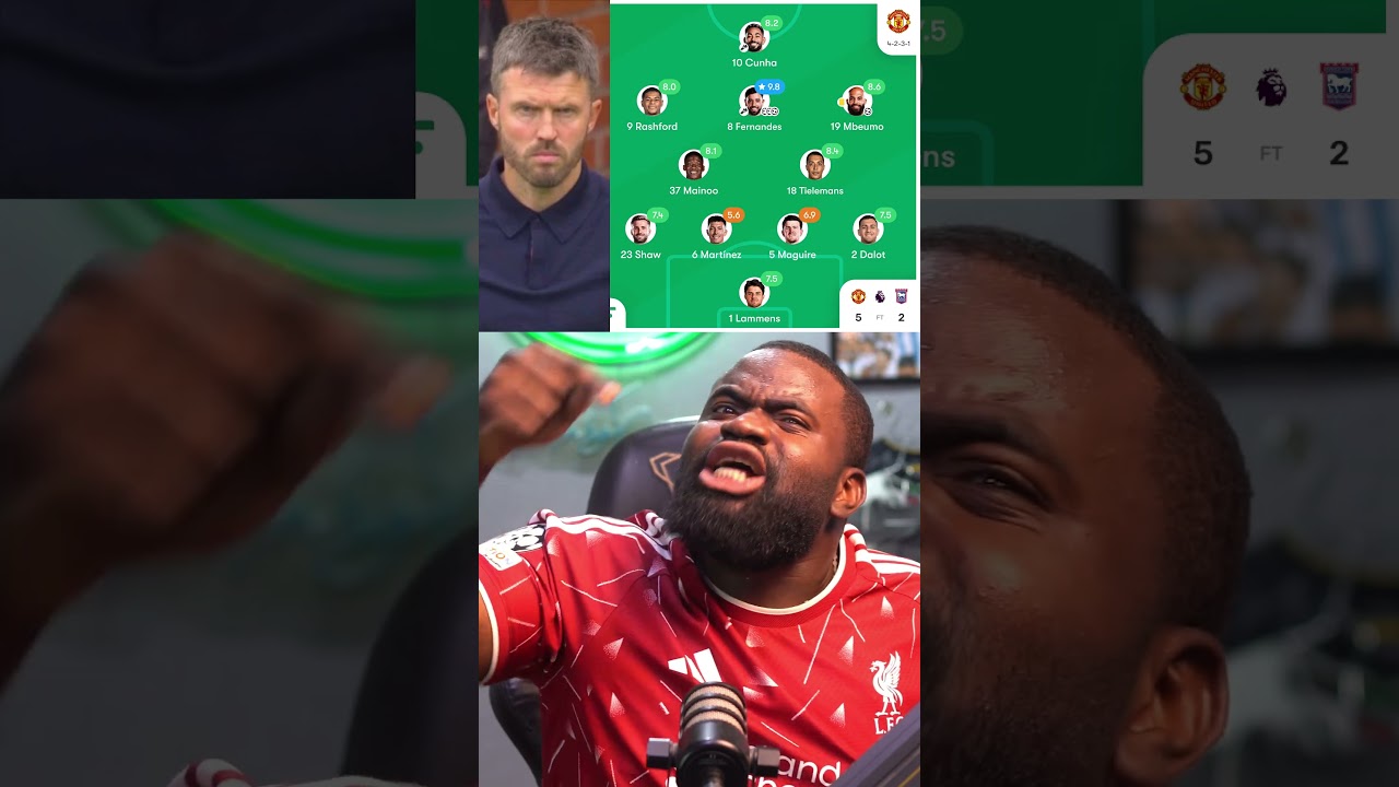 Micheal Carrick hope you have seen what happens when you play players in their right positions?
