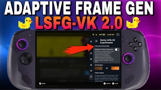 Adaptive Frame Gen With Lossless Scaling Massive Performance Legion Go S