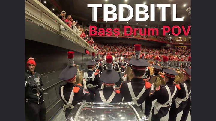 Bass Drum POV: March to Skull Session with The Ohio State University Marching Band - CFP Playoffs