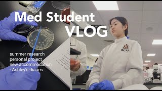 MED STUDENT VLOG: summer research, daily life, personal project by The Ashley Zixuan 1,749 views 8 months ago 8 minutes, 1 second