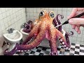 How to make a MONSTER OCTOPUS in the Bath! Diorama, Resin, Polymer Clay