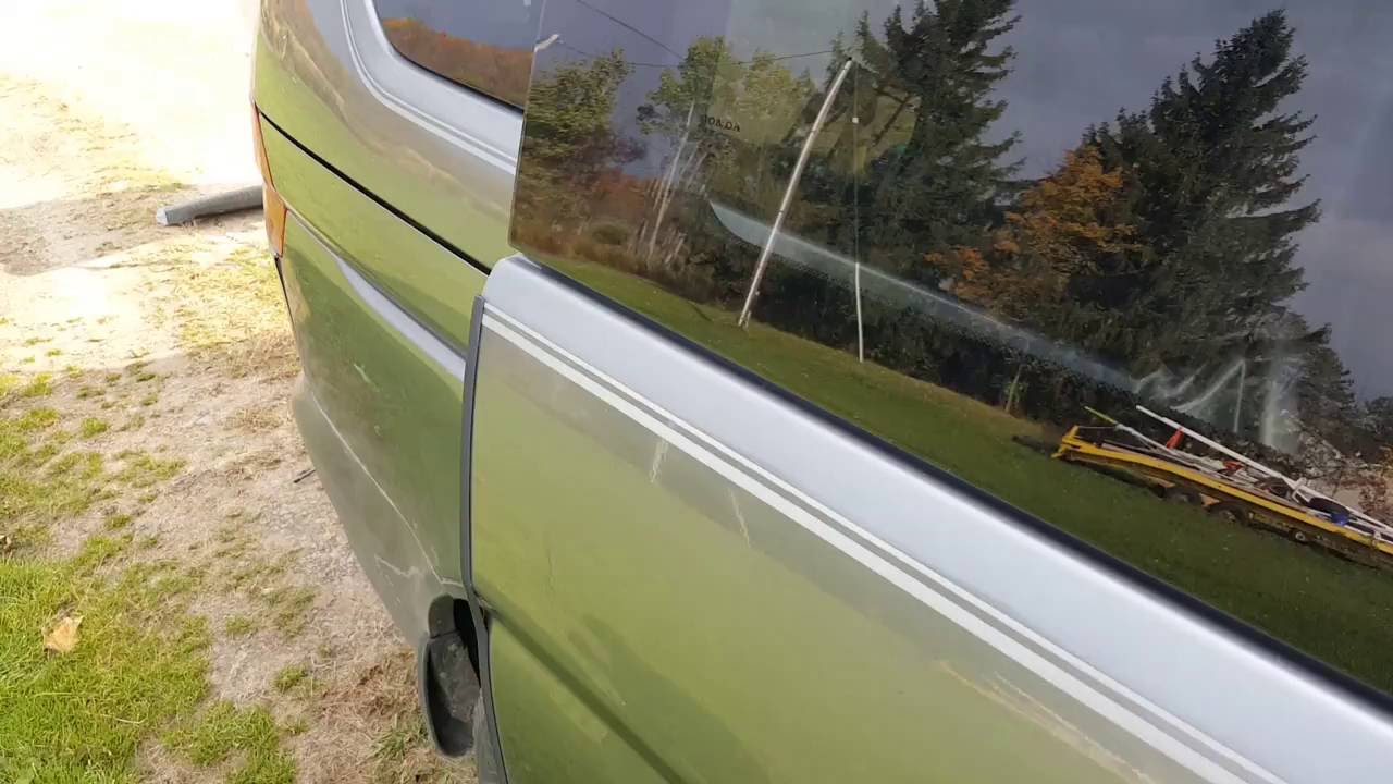 2001 Honda Odyssey manual sliding door fix - YouTube
