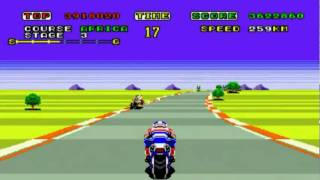 実況プレイ　スーパーハングオン（メガドライブ版）