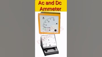 AC and DC Ammeter #Ammeter #Shorts #KAMALELECTRICALS