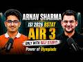 B.Stat AIR 3 with SELF STUDY? | Preparation Strategy | Power of Olympiad Preparation | Abhay Sir
