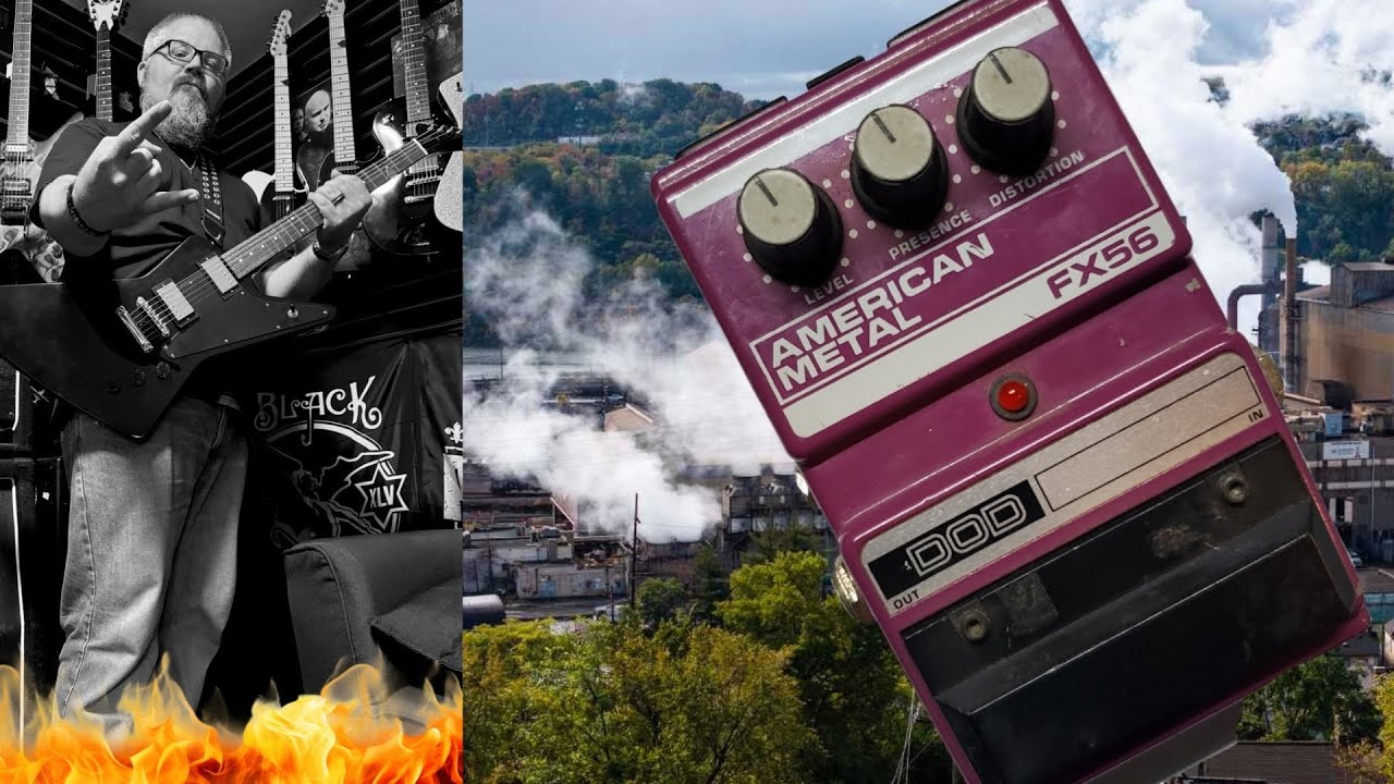 DOD FX56 AMERICAN L 初期型 Review & Demo: DOD FX-56 American Metal effects pedal!! The