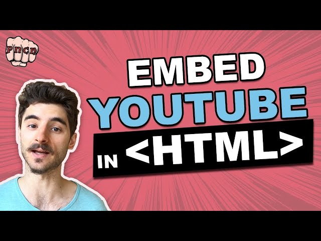 embed a youtube video in html and make it responsive css in
