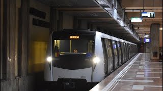 Bucharest Metro - Bombardier Movia 346 BM21 trains on M2 line