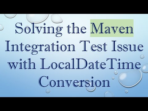 Solving the Maven