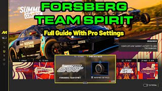 The Crew Motorfest Summit FORSBERG TEAM SPIRIT Full Guide With Pro Settings