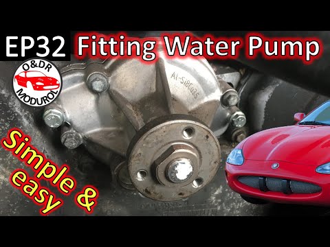 Water pump change EP32 Jaguar XK8 / XKR (X100)