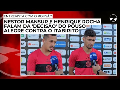 Nestor Mansur e Henrique Rocha falam da 'decisão' do Pouso Alegre contra o Itabirito