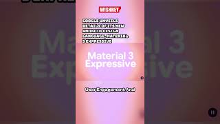 Google&#39;s Material Design 3 Expressive: A Game Changer! #shorts #Android