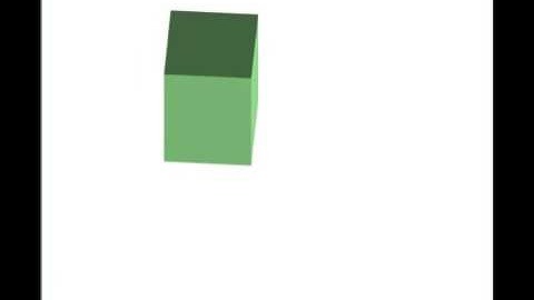 Swift spinning cube using CAKeyframeAnimation