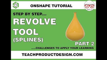 Onshape Tutorial. How to create a REVOLVE SPLINE? VASE? Simple step by step guide.