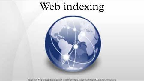 Web indexing