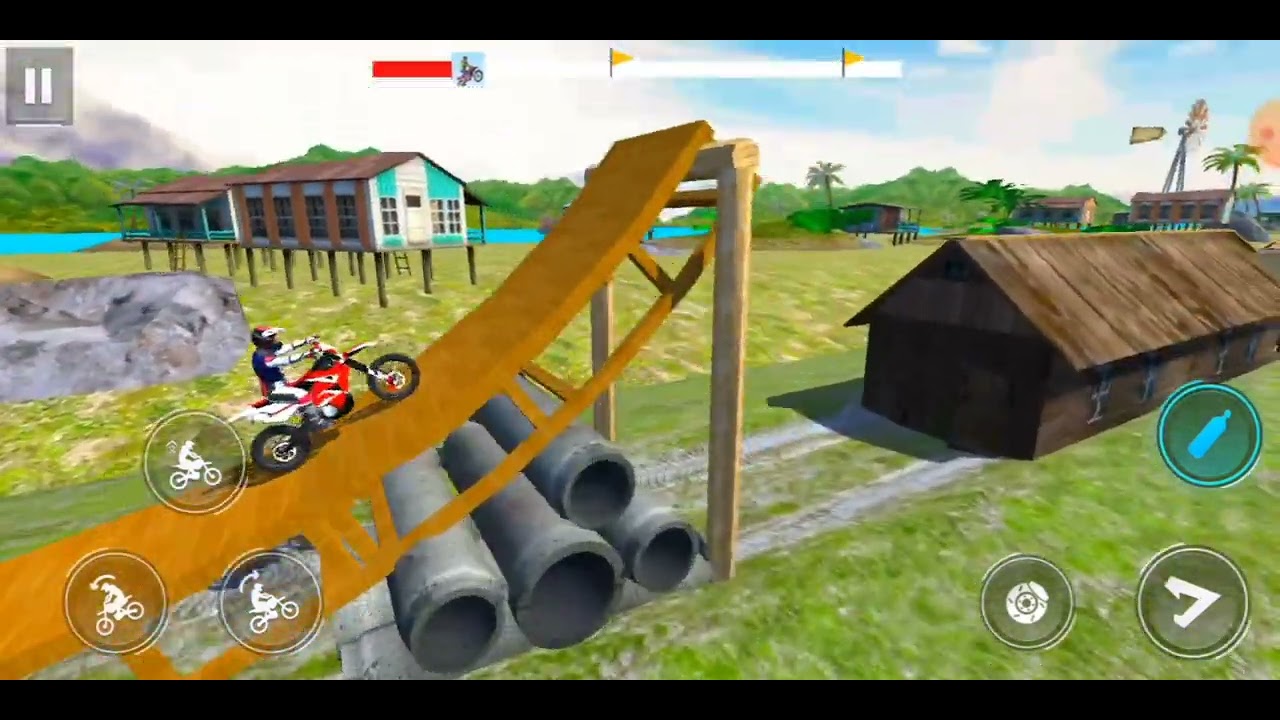 Tricky Bike Game, Bike Stunt, Bike Riding \ Bike Stunt Gameplay