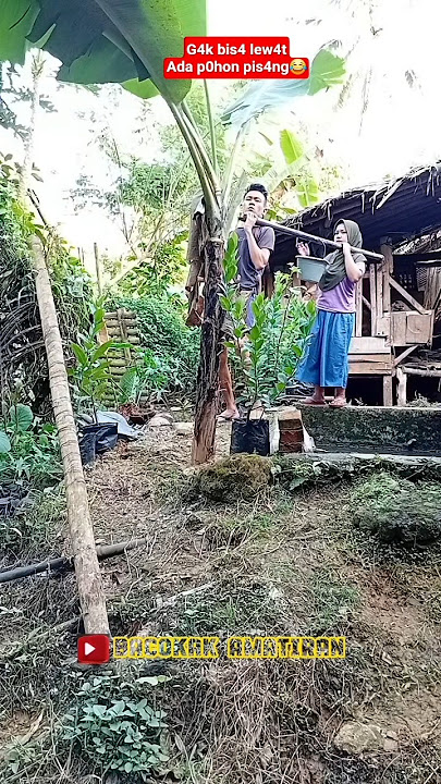 Terh4l4ng poh0n pis4ng🤣 #funnyvideo #comedy