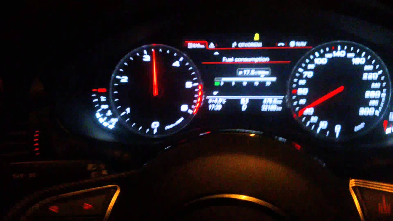 Audi A7 3.0 TDI 245hp quattro launch control - YouTube