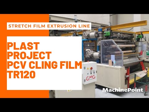 PLAST PROJECT PCV CLING FILM TR120 Stretch film extrusion line | PLAST PROJECT Machines