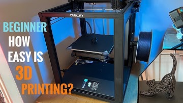 Beginner - How easy is it to 3d print - CREALITY ENDER 5 S1