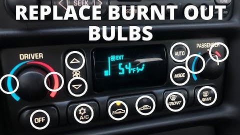 C5 Corvette Climate Control Backlights Fix- Part 2