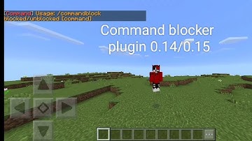 🔥 Command blocker plugin for 0.15.10 / 0.14.3 pocketmine/Genesis