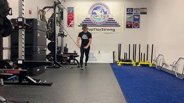 Split Stance Band Chop