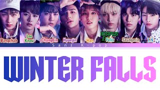 Stray Kids "Winter Falls" Color Coded (Han, Rom & Eng) Lyrics Video