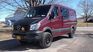 4x4 sprinter standard roof adventure van tour