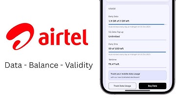 How to Check Airtel Data Balance in App 2025 | Airtel Thanks App Me Data Balance Check Kaise Kare