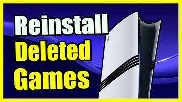 How to Reinstall Deleted Games and Apps on your PS5 Console