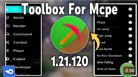 Toolbox Mod Menu for Minecraft PE 1.21.120   infinite premium time APK 32 Bit | download link