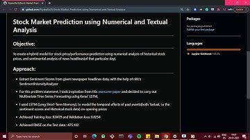 Stock Market Prediction using Numerical and Textual Analysis