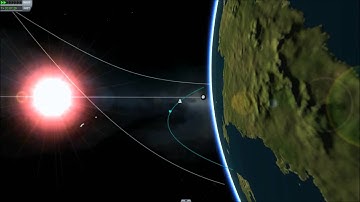 Kerbal Space Program - Failed Moon Landing