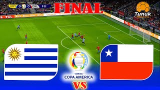 URUGUAY vs CHILE - FINAL COPA AMERICA 2024 | Full Match All Goals | eFootball PES Gameplay