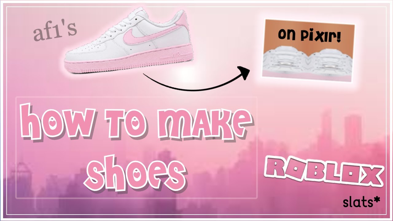 HOW TO MAKE SHOES ON ROBLOX | easy pixlr tutorial - YouTube