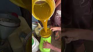 100% Natural Mustard Oil Extraction From Scratch in Factory | Indian Street Food