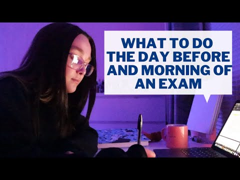 YouTube video for Getting Ready for Your Exam