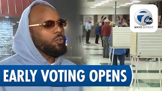 Detroit Begins Early Voting Ahead Of High-Profile Campaign Visits