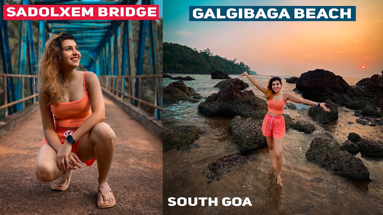 This is Heaven - We Visited Cleanest Beach of Goa | Sadolxem Bridge & Galgibaga Beach