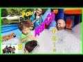 Marco Polo In Bounce House Foam Pit / That YouTub3 Family