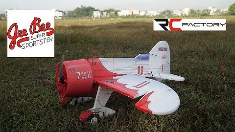Twisted Hobbys/RC Factory Gee Bee Z Maiden Flight