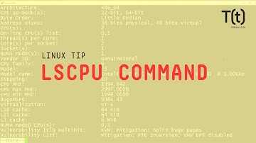 How to use the lscpu command: 2-Minute Linux Tips