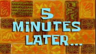 DOWNLOAD |5 Minutes Later... | SpongeBob Time Card #1 Resimi