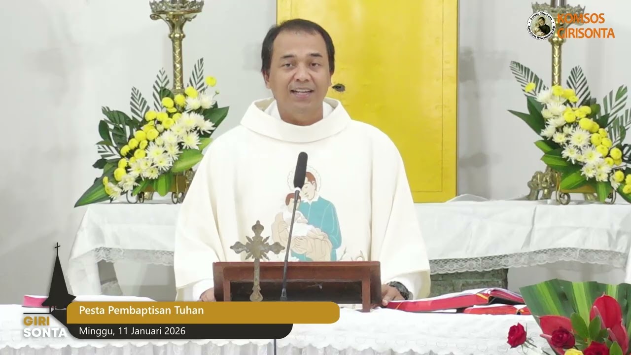 HOMILI ROMO DOMINICO SAVIO OCTARIANO W, SJ PESTA PEMBAPTISAN TUHAN 11 JANUARI 2025
