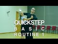 How to Dance Quickstep - Basic Routine 1