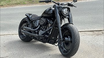 The Terminator Fat Boy Harley Davidson motorcycle